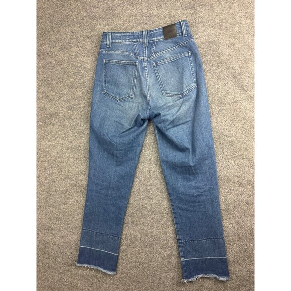 Closed Glow Jeans Women's 25 Blue Denim Made in Italy Ankle Raw Hem Hi Rise - Picture 8 of 13